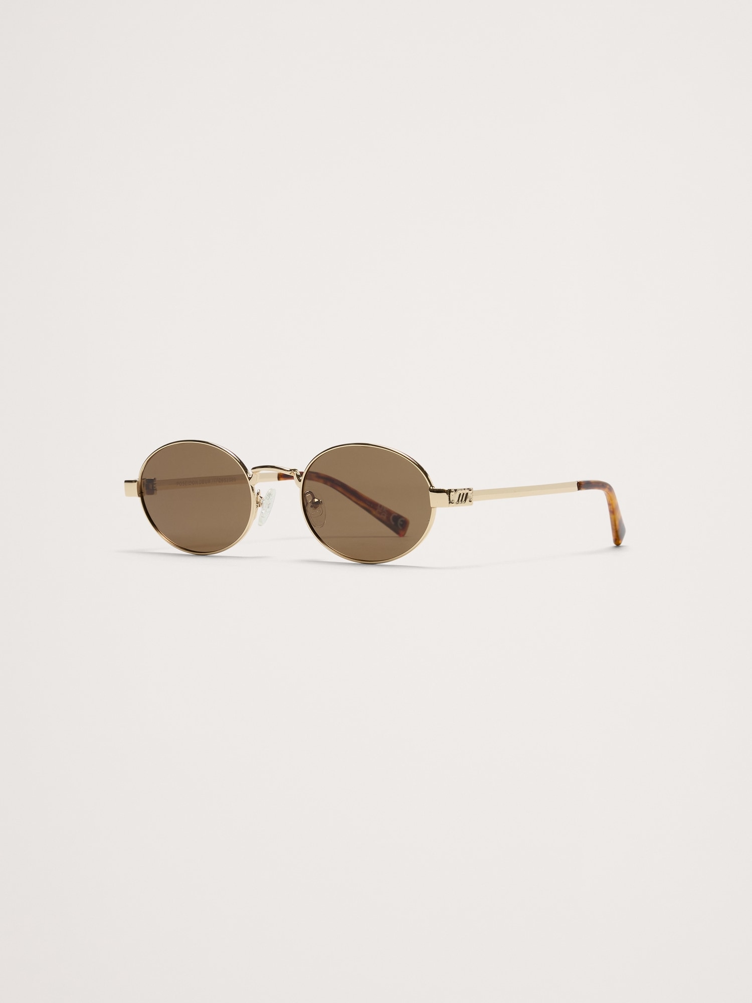 Мужские солнцезащитные очки Le Specs Poseidon Deux Sunglasses, цвет: Коричневый комбинированный
