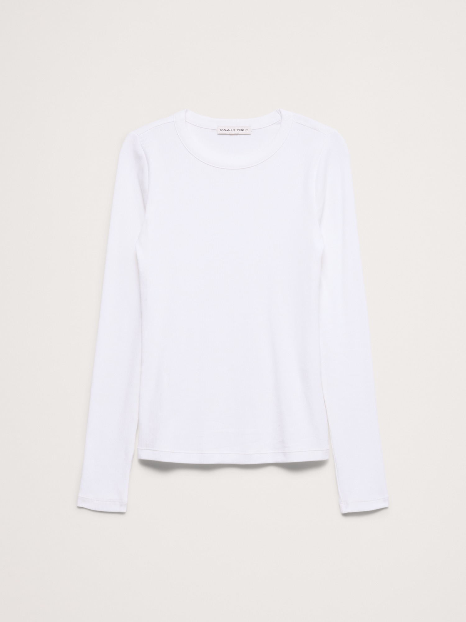 Ribbed Crew-Neck T-Shirt - thumbnail 8