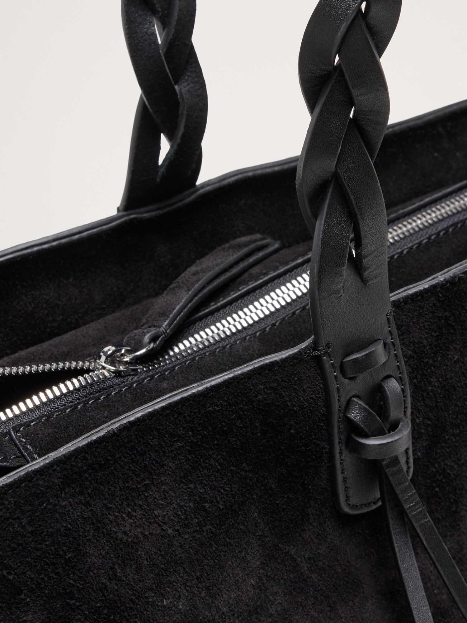 Женская сумка Banana Republic Mini East-West Tote, цвет: Чёрный — фото 5