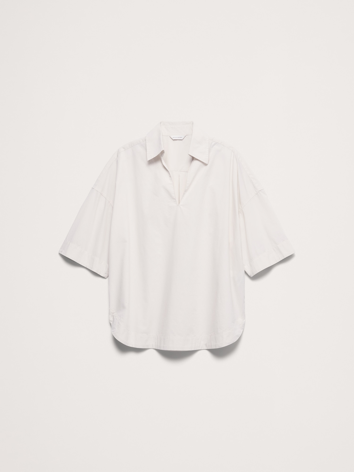Cotton Poplin Popover Tunic - thumbnail 8