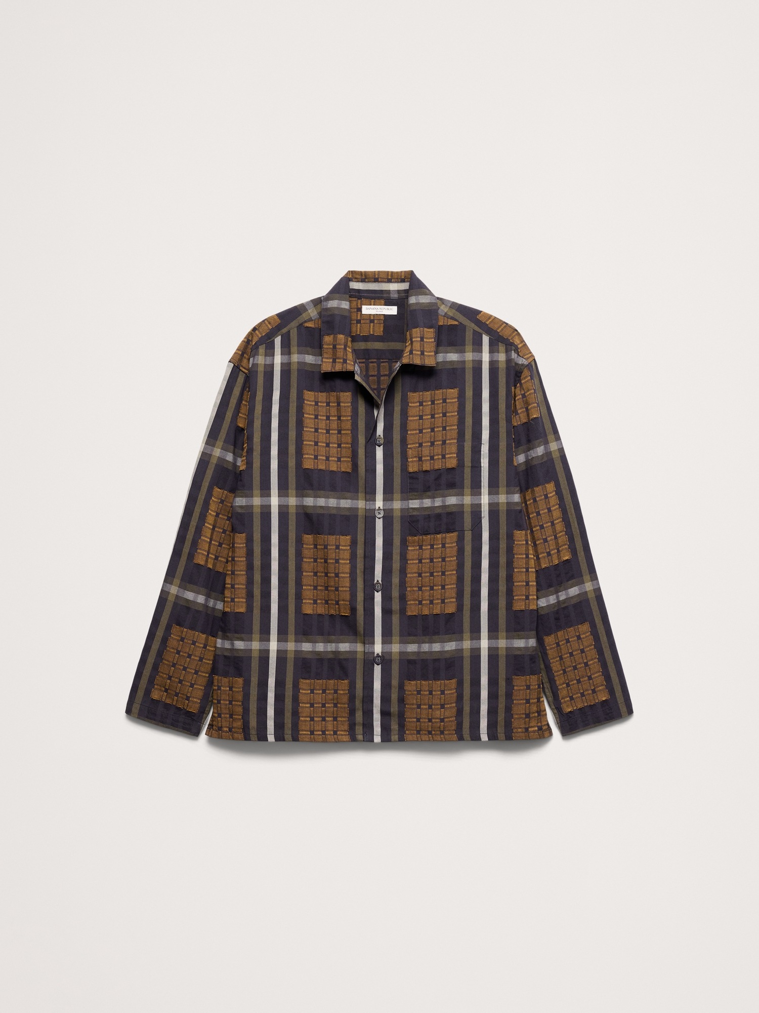 Relaxed-Fit Textured Cotton Shirt - thumbnail 4