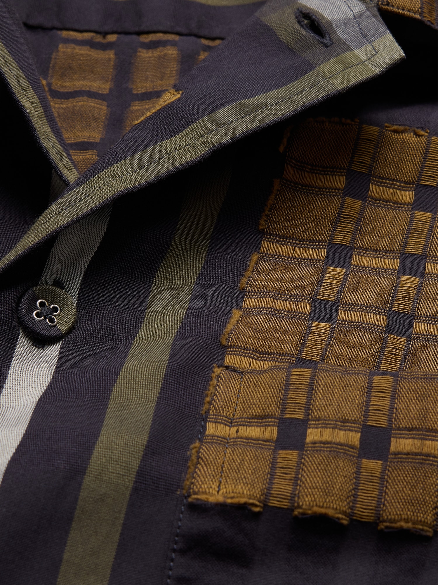Relaxed-Fit Textured Cotton Shirt - thumbnail 5
