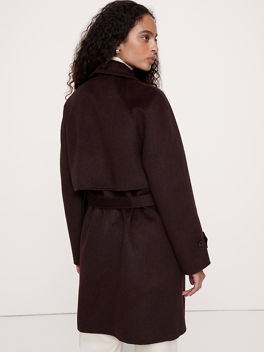 Archive Reissue Double-Faced Cape-Back Trench Coat | Banana Republic