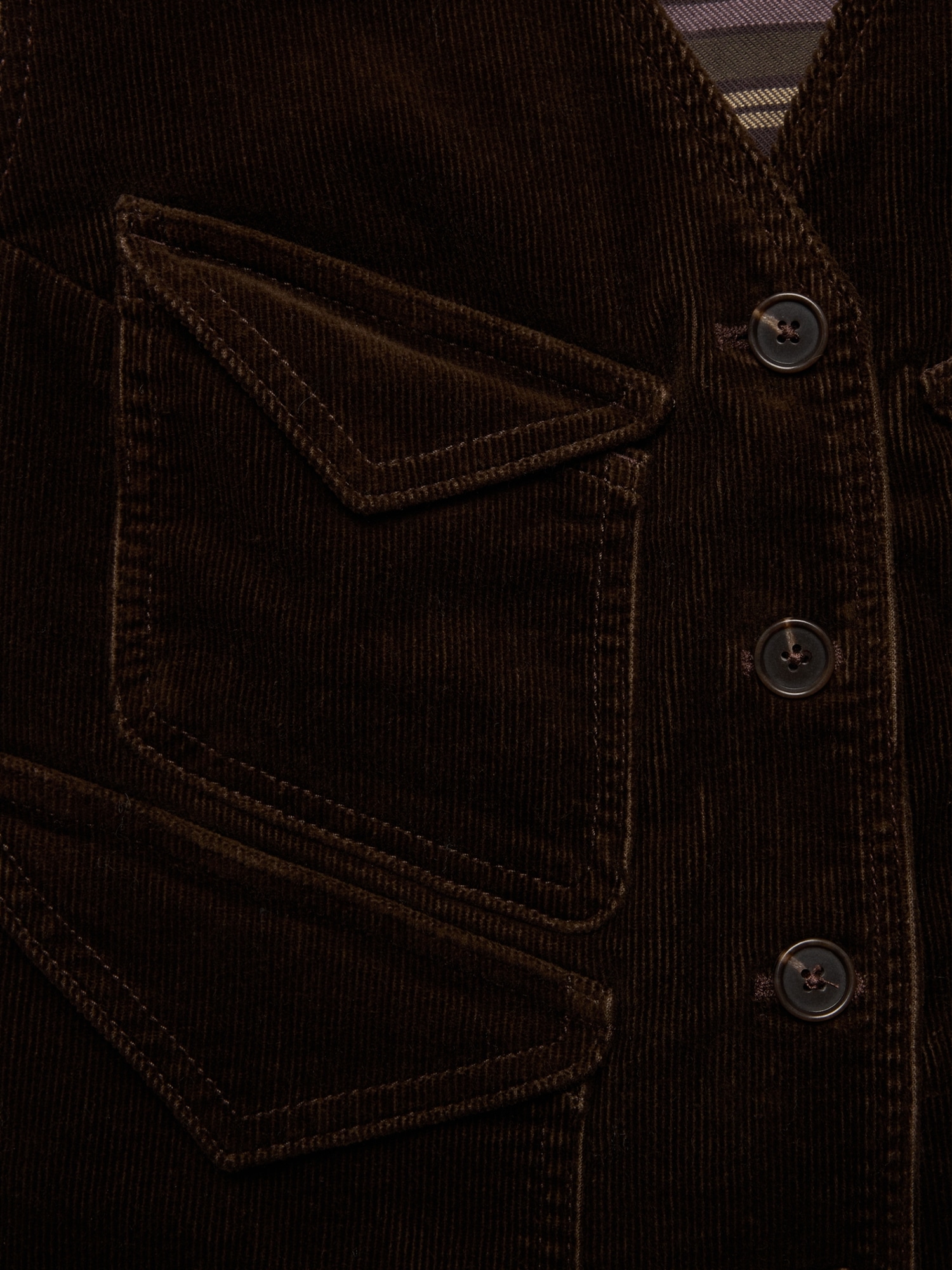 Corduroy Pocket Vest