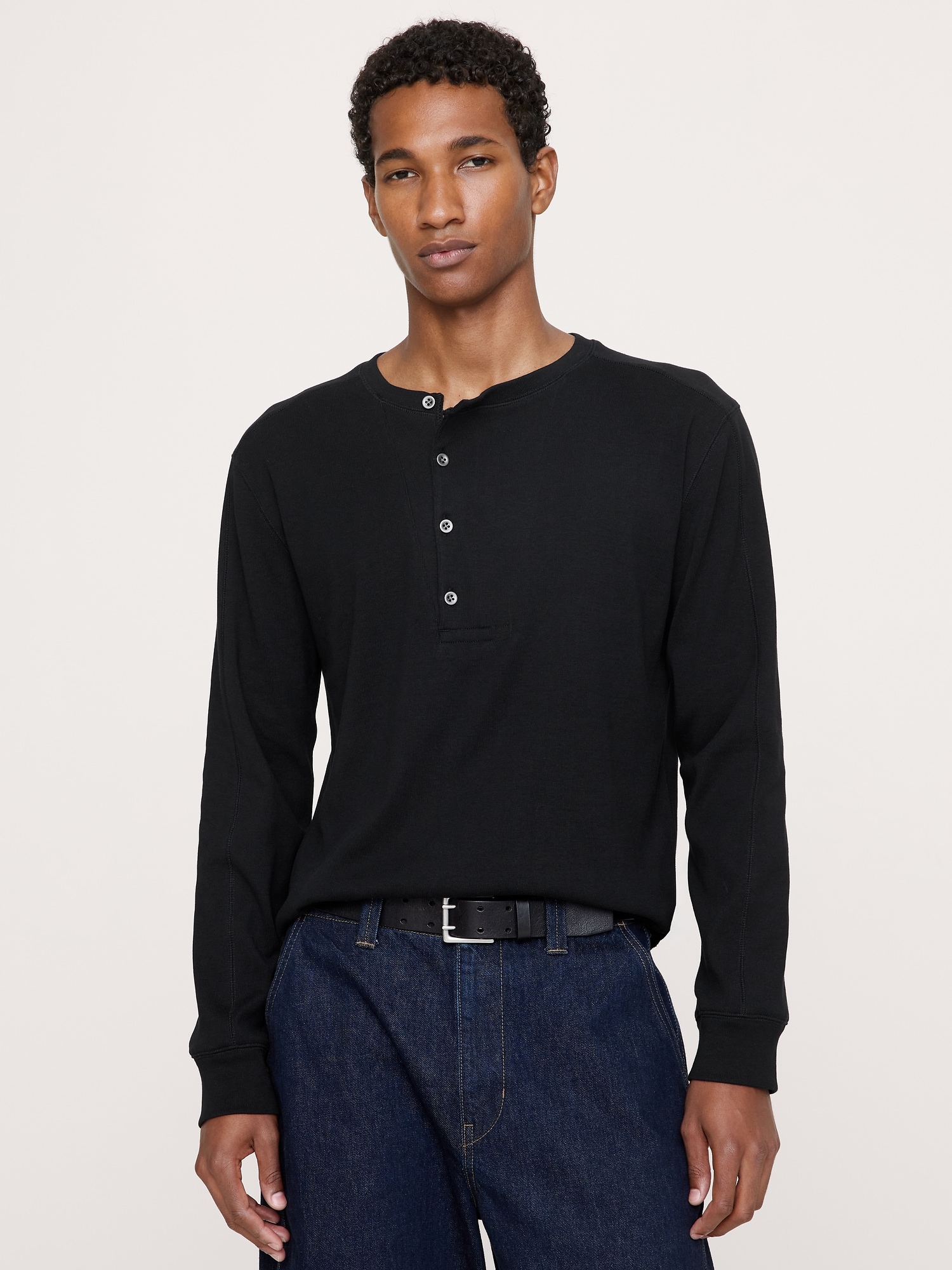 トップス Nagonstans curve hem layered t-shirt Modern Curved-Hem T
