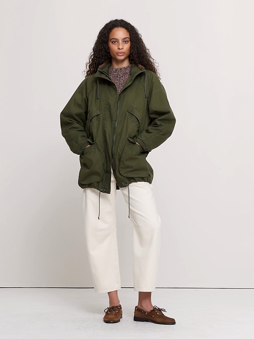 Archive Reissue Cotton Utility Parka | Banana Republic