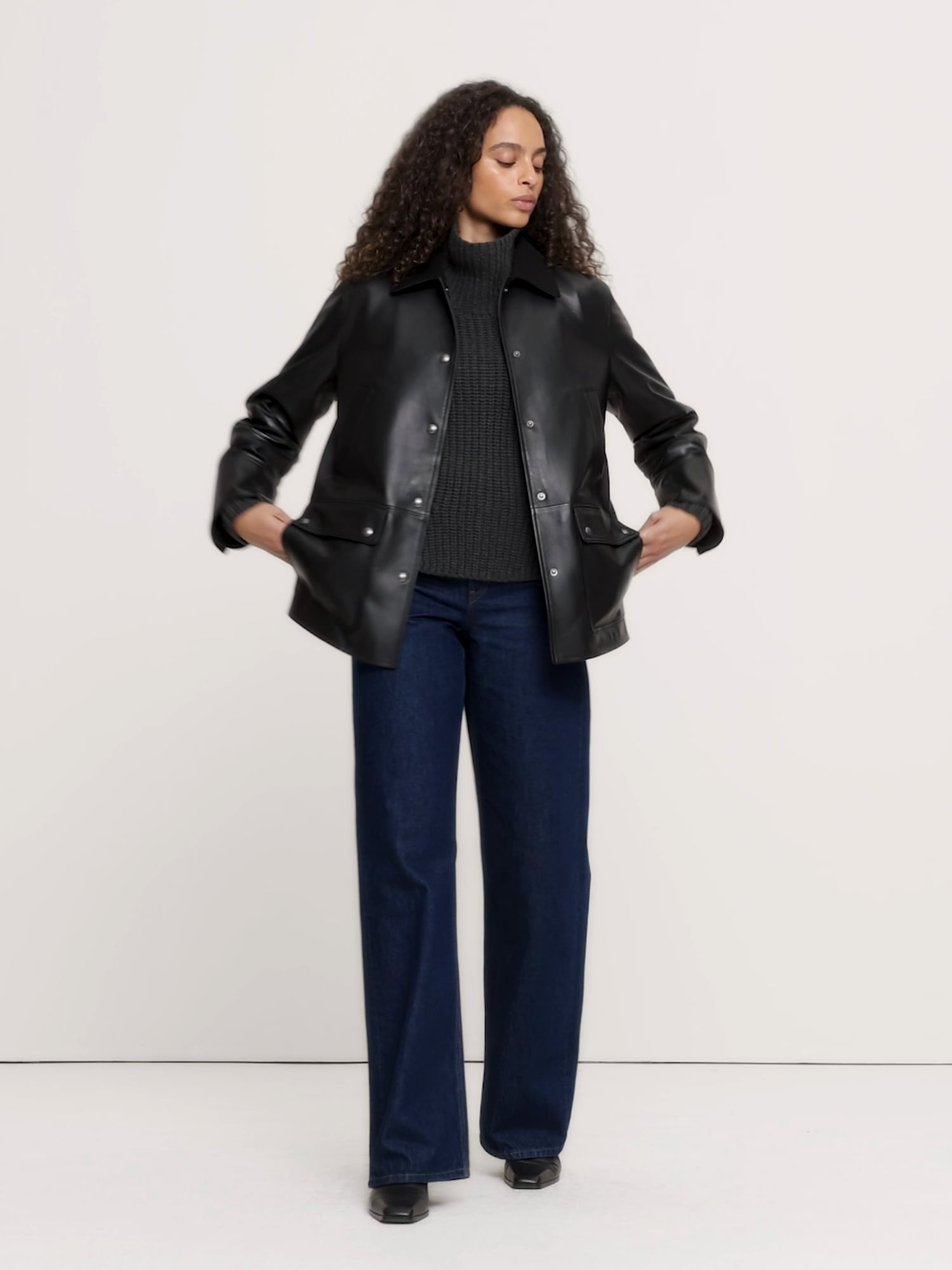 Heritage Leather Barn Jacket - thumbnail 7