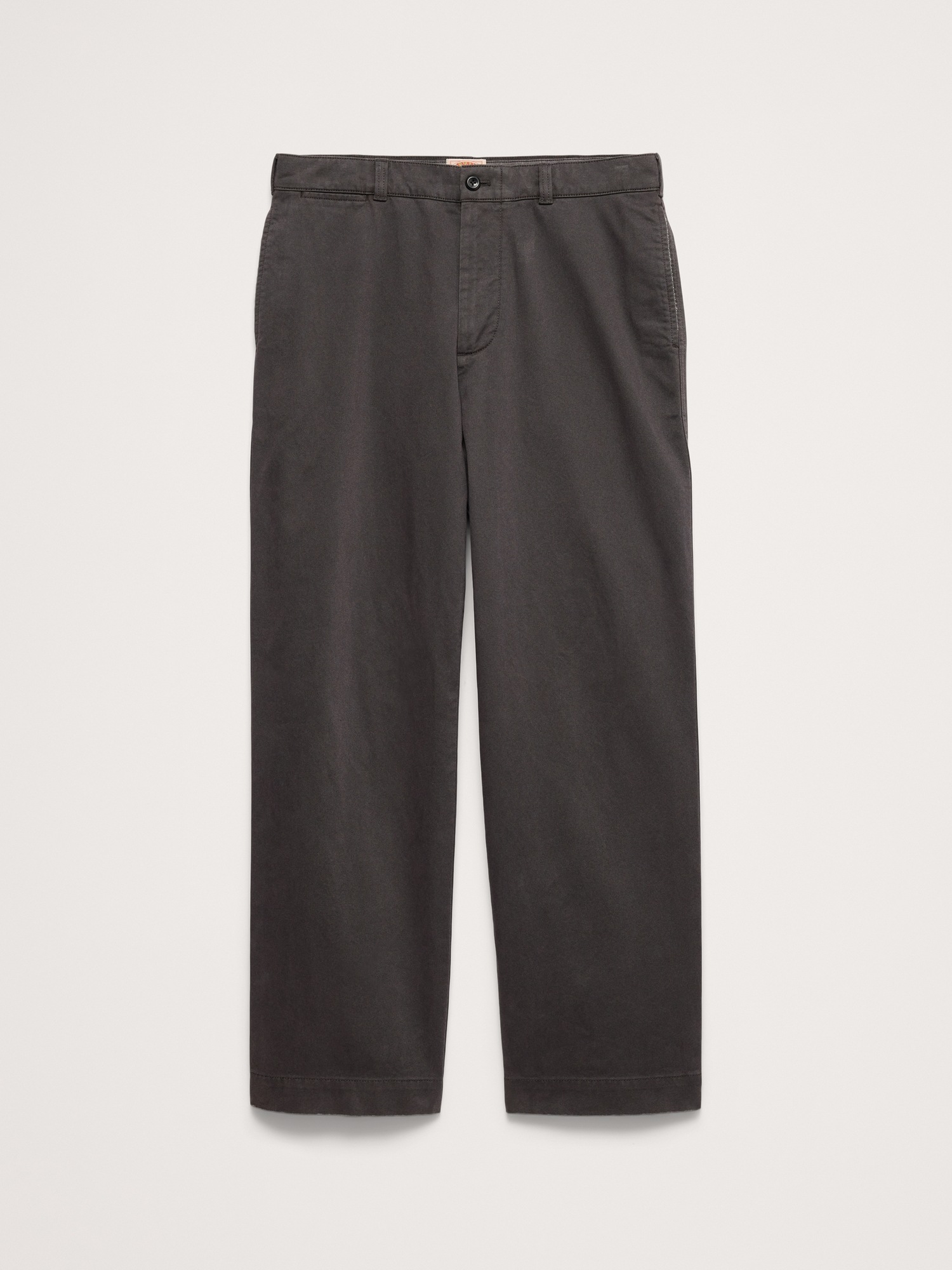 Мужские брюки Banana Republic Archive Reissue Relaxed Chino, цвет: Чёрный — фото 4