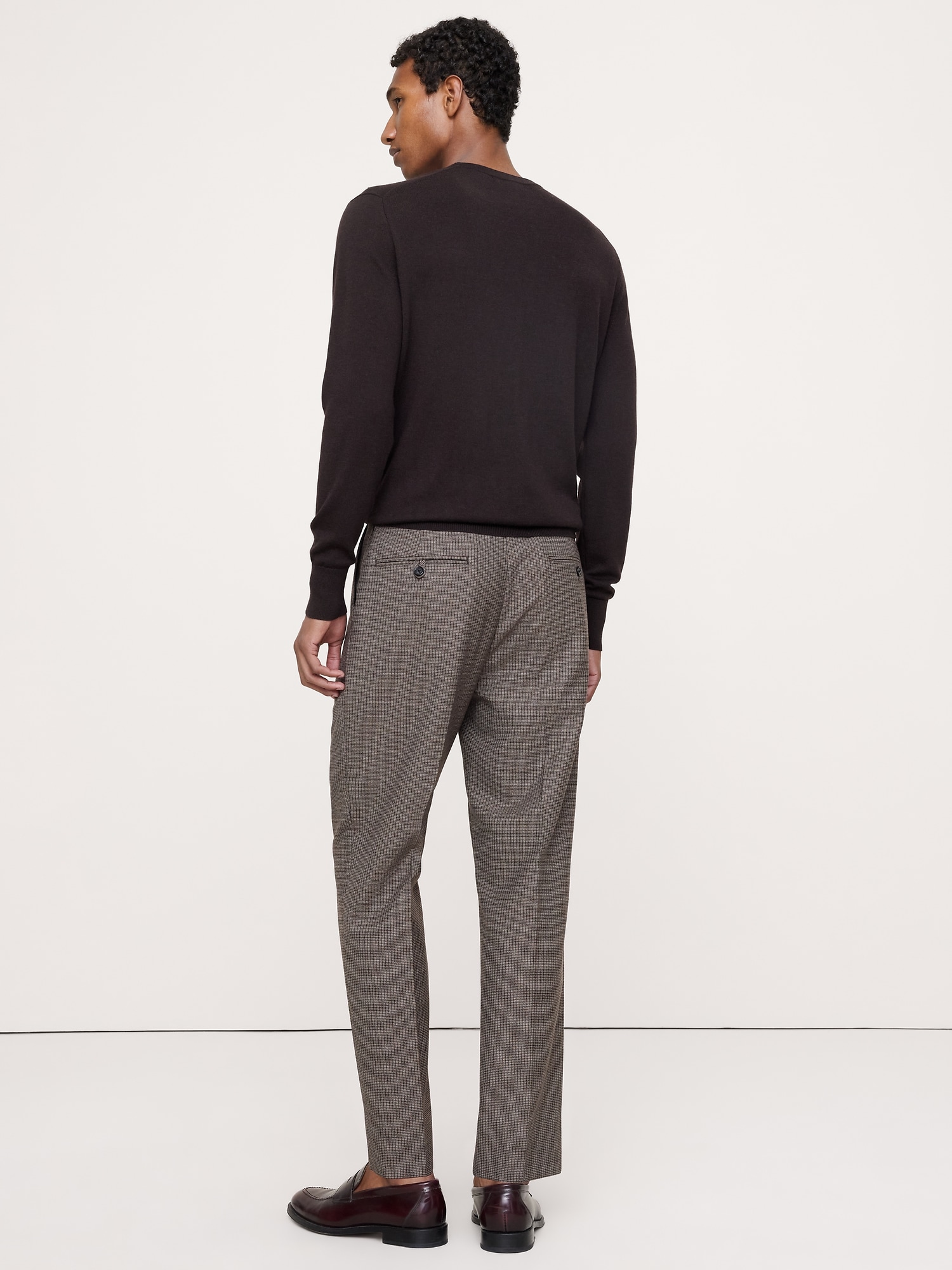 Classic Tapered Twill Dress Pant - thumbnail 7