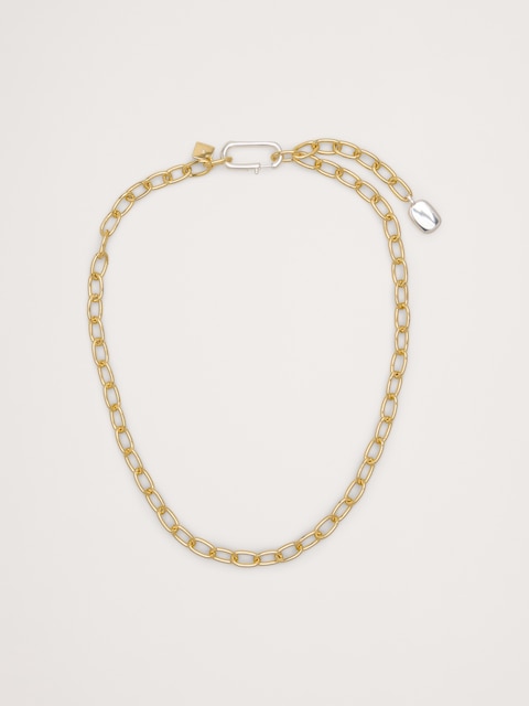 Two-Tone Link Necklace