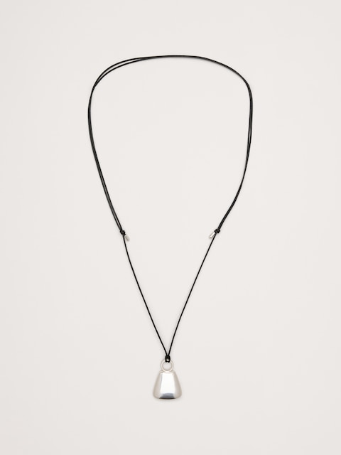 Flask Leather Cord Necklace