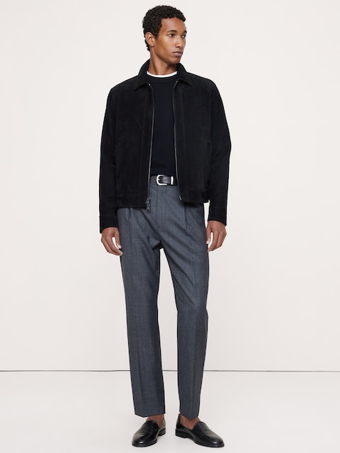 Classic Tapered Twill Dress Pant