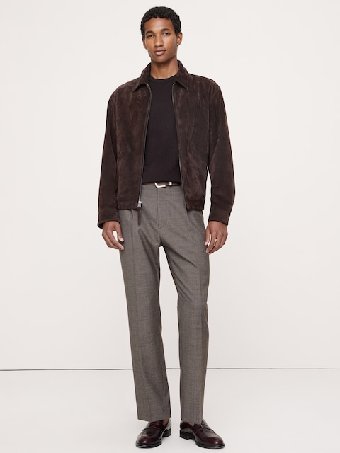 Classic Tapered Twill Dress Pant