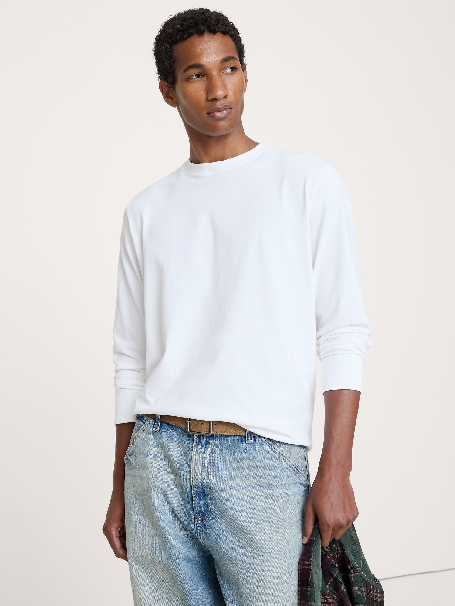 Heavyweight Cotton Long-Sleeve T-Shirt - thumbnail 9