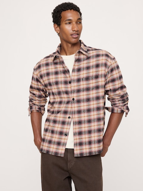Relaxed-Fit Flannel Shirt