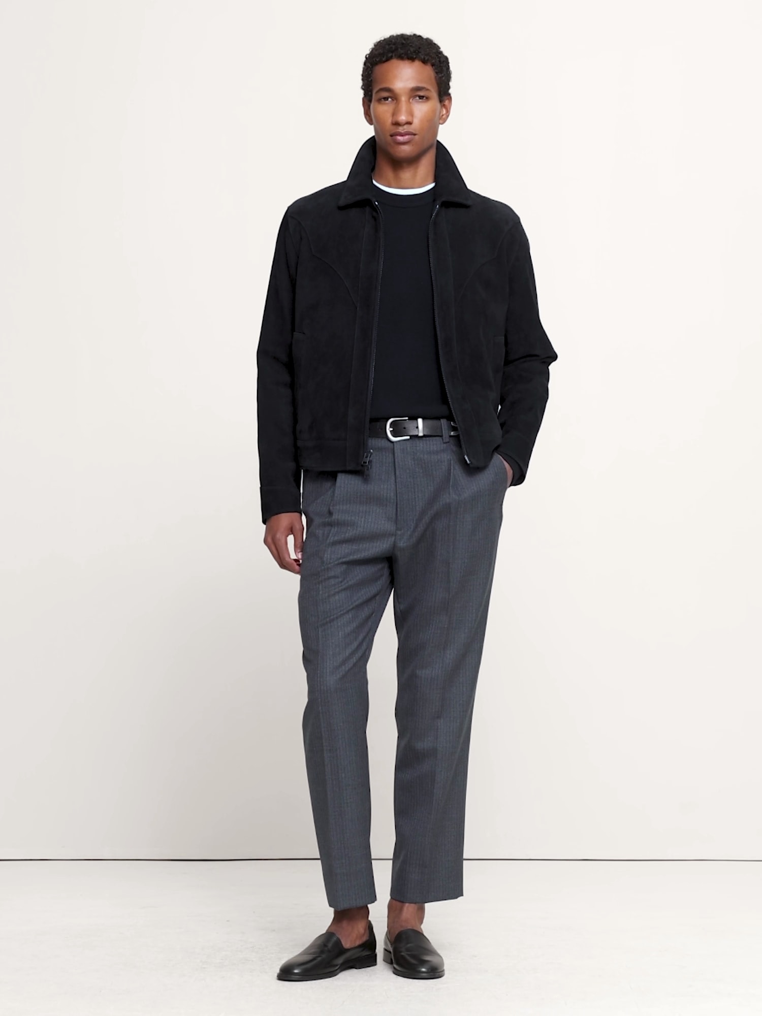 Classic Tapered Twill Dress Pant - thumbnail 5