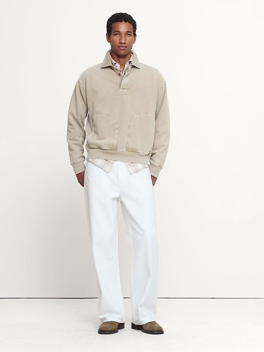 Archive Reissue French Terry Rugby Jersey | Banana Republic