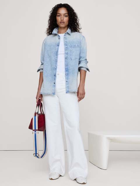 The Oversized Denim Shirt