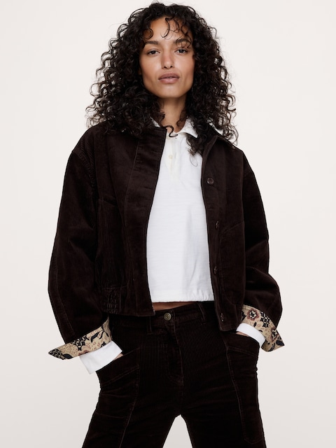 Corduroy Bomber Jacket