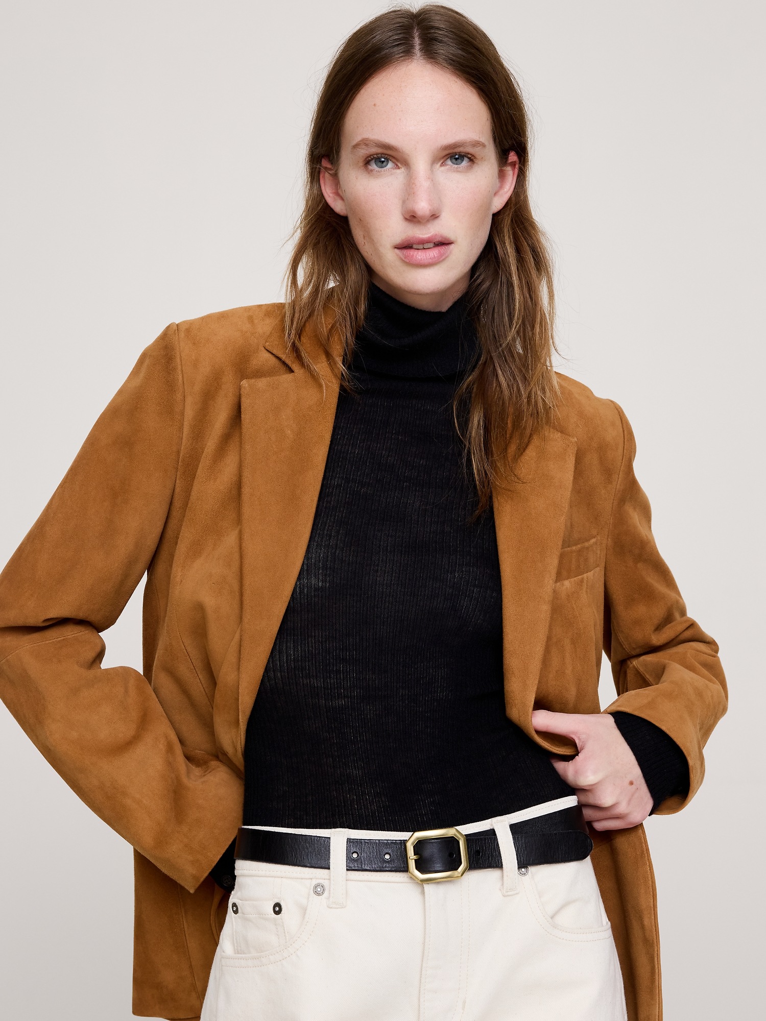 Geometric-Buckle Belt - thumbnail 2