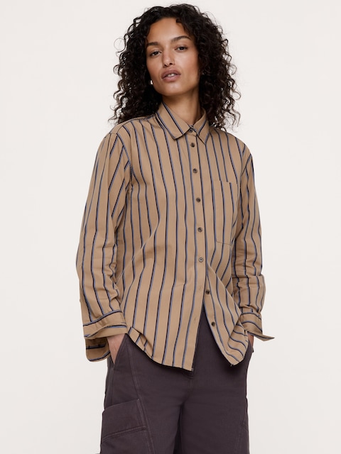 The Oversized Shirt in Cotton Poplin