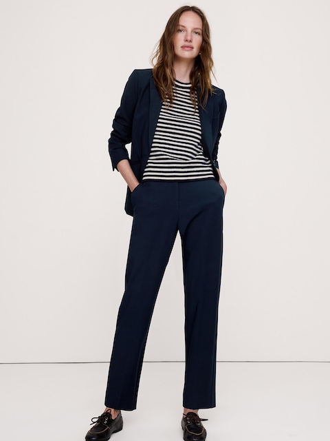 Ultra High-Rise Modern Slim City Stretch Ankle Pant