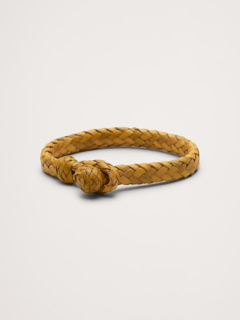 Wide Flat Weaved Bracelet by Chamulas
