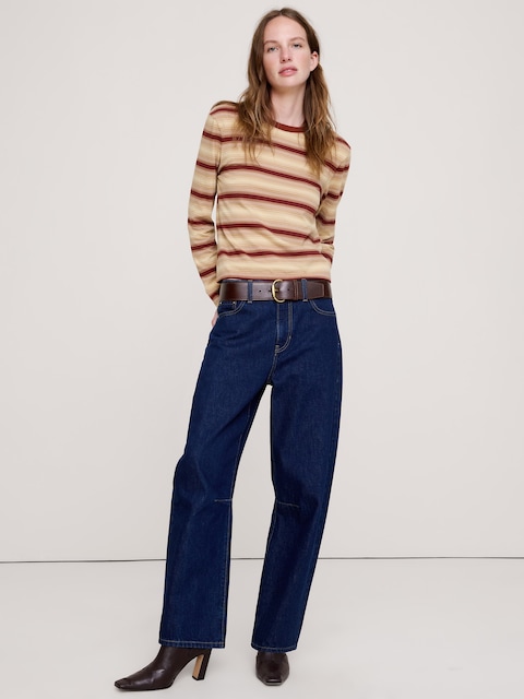 Vintage Cotton Long-Sleeve T-Shirt