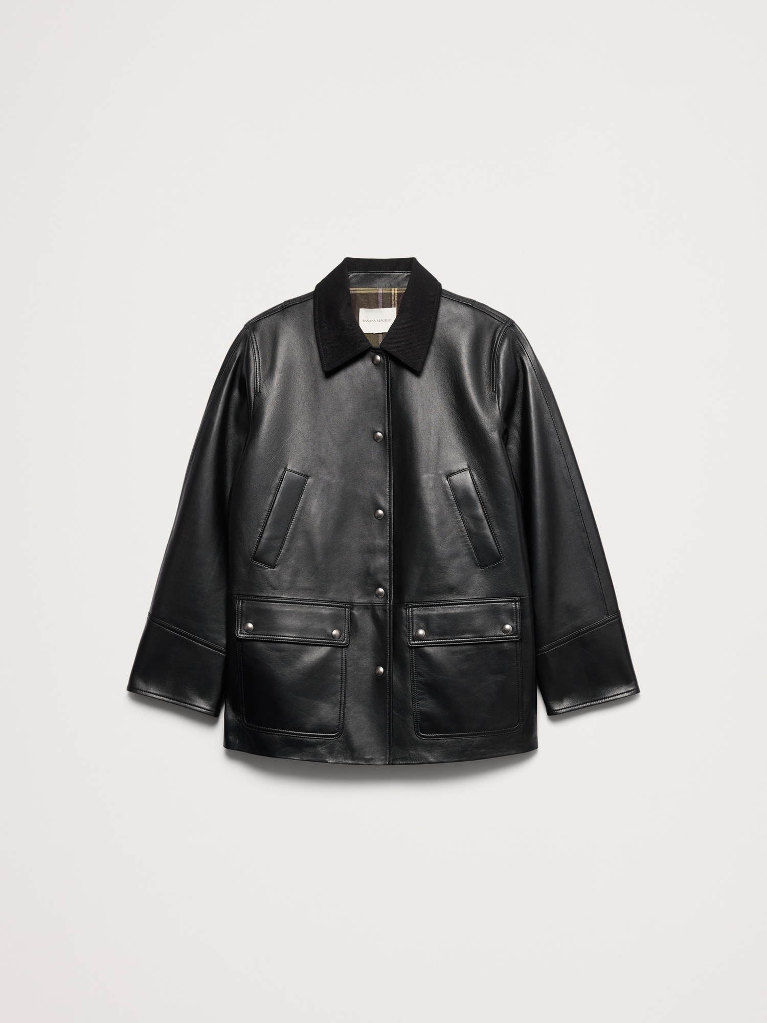 Heritage Leather Barn Jacket - thumbnail 4