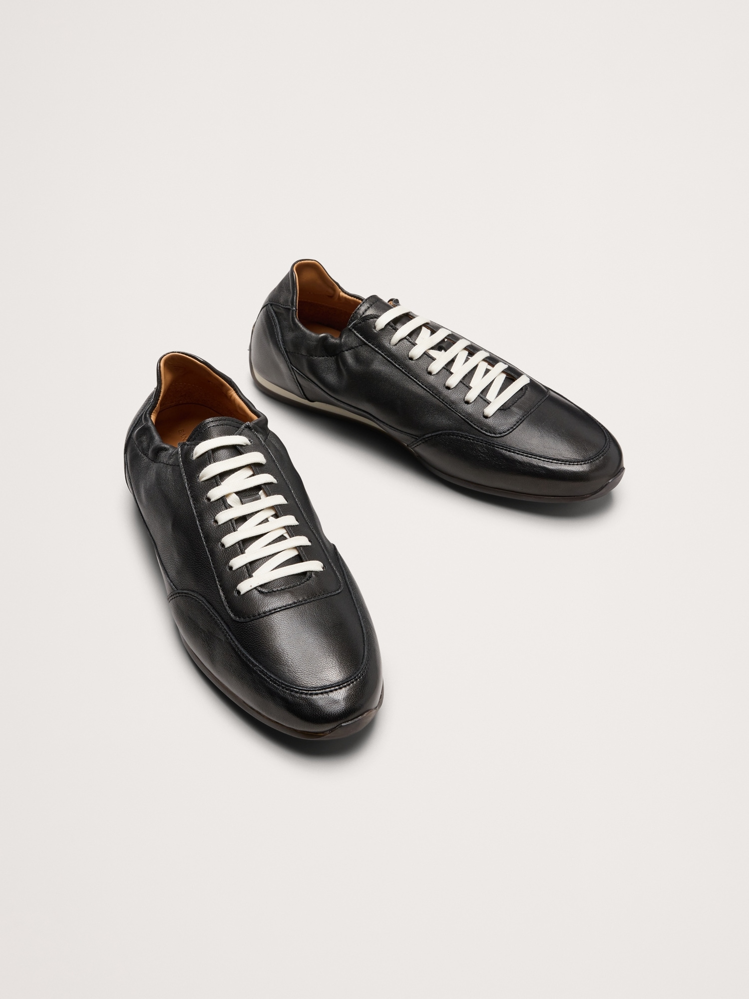 Мужские кроссовки Banana Republic Italian Leather, цвет: Чёрный — фото 3