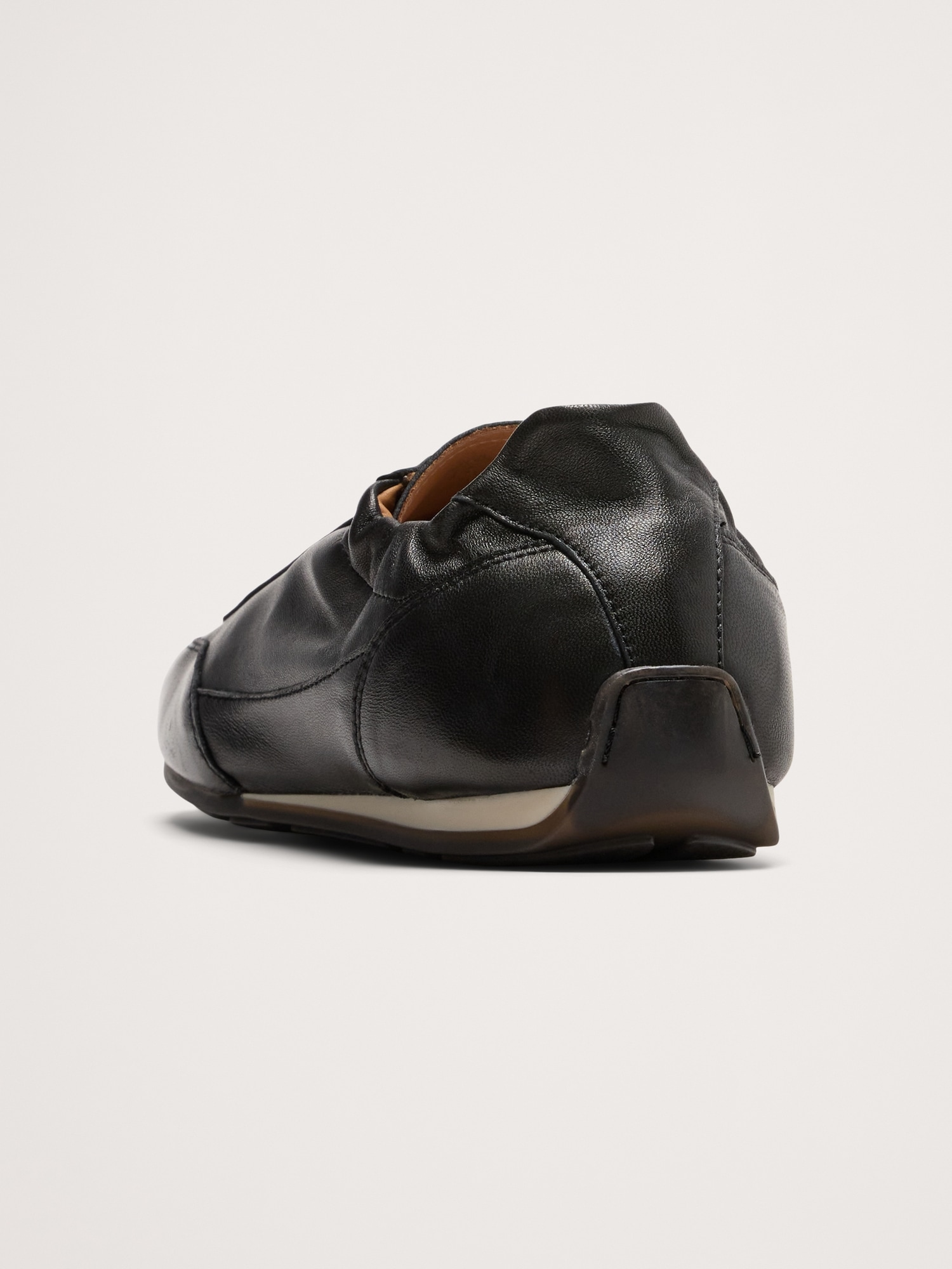 Мужские кроссовки Banana Republic Italian Leather, цвет: Чёрный — фото 4