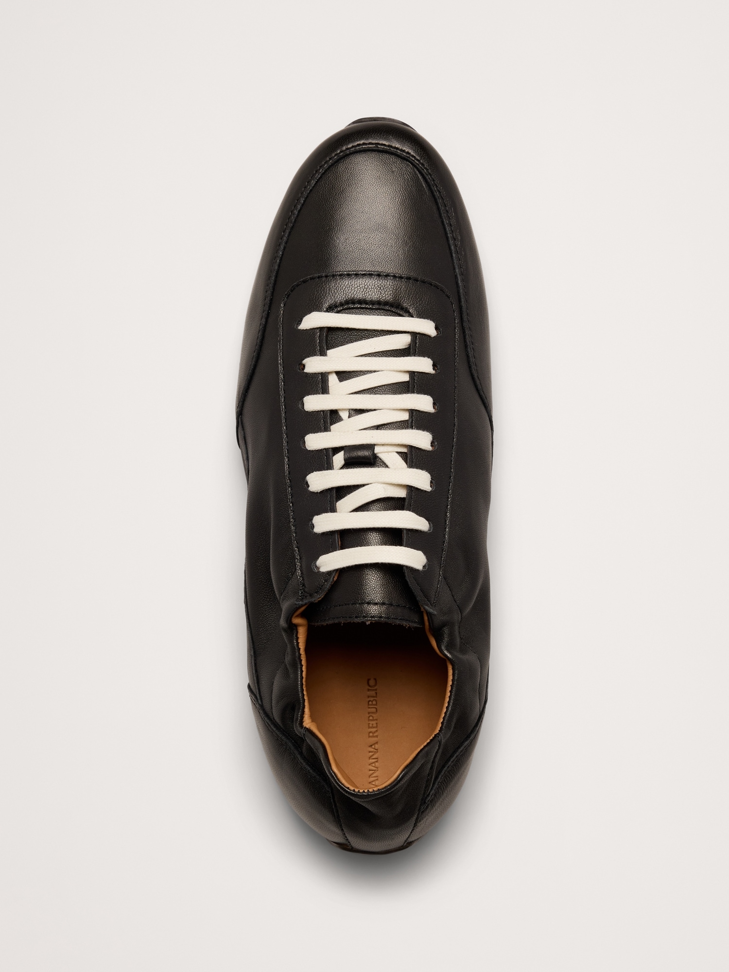Мужские кроссовки Banana Republic Italian Leather, цвет: Чёрный — фото 5