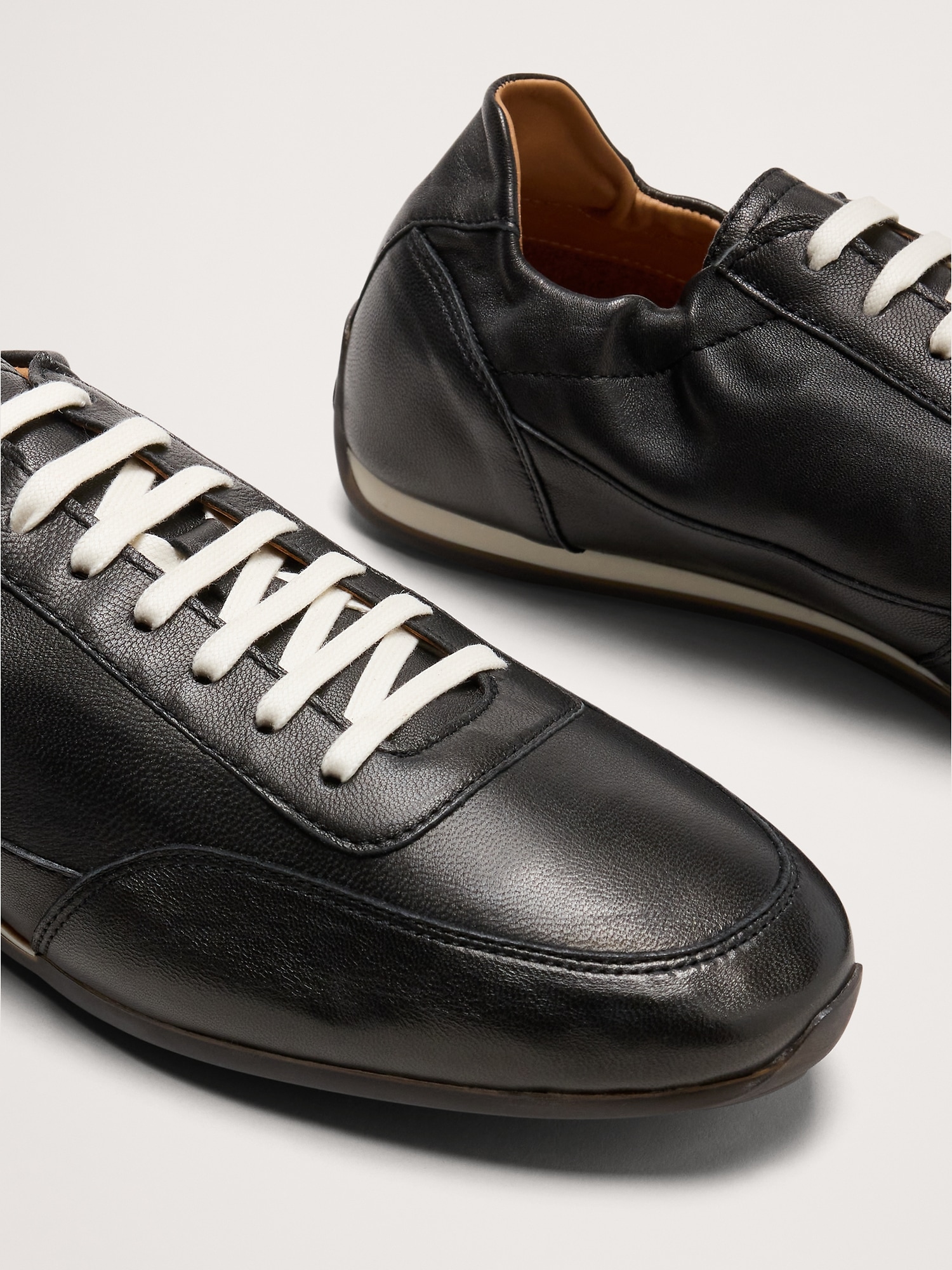 Мужские кроссовки Banana Republic Italian Leather, цвет: Чёрный — фото 6
