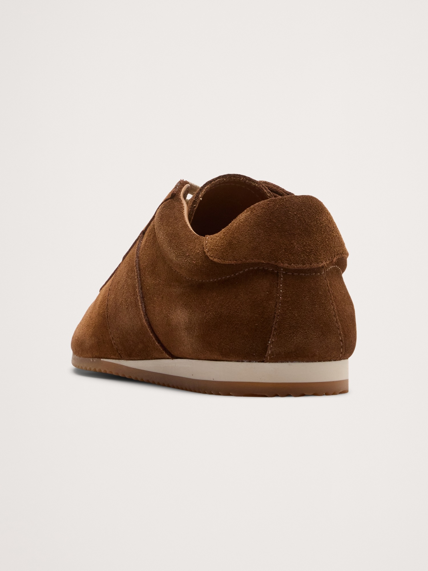 Женские кроссовки Banana Republic Italian Suede Low Profile, цвет: Глубокий коричневый — фото 4