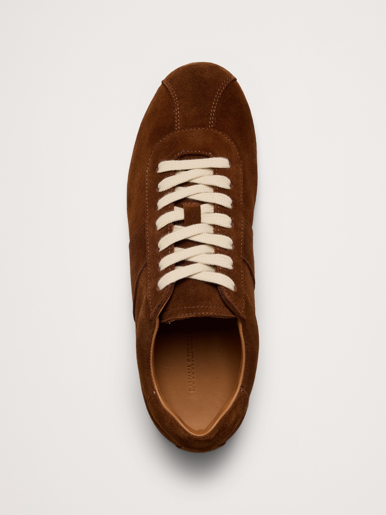 Женские кроссовки Banana Republic Italian Suede Low Profile, цвет: Глубокий коричневый — фото 5