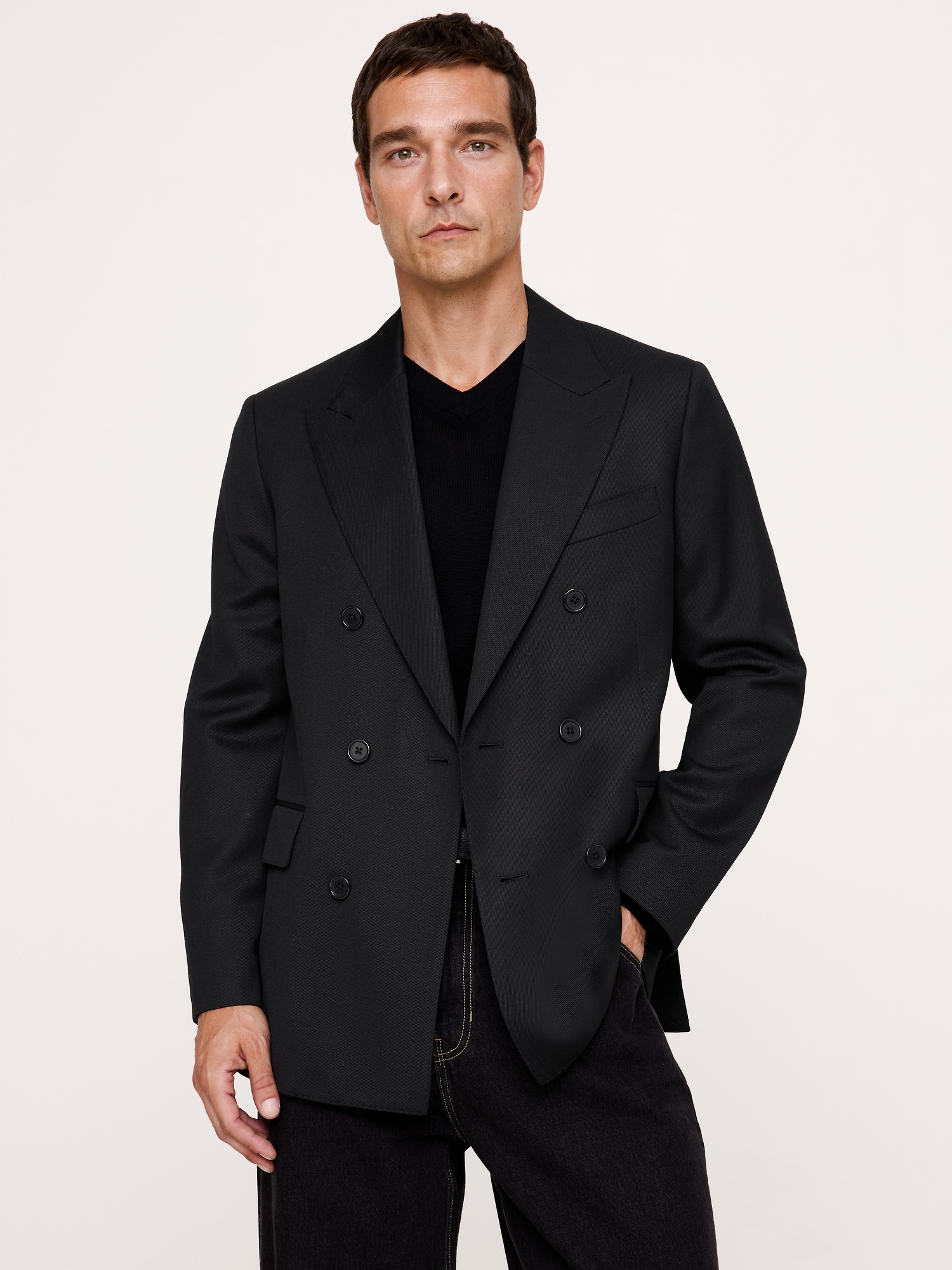 Twill Blazer | Banana Republic