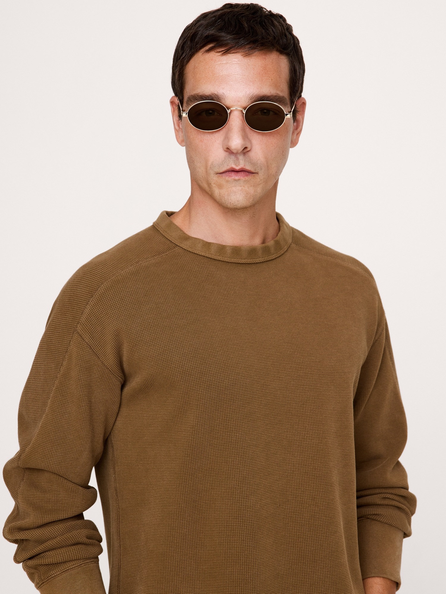 Мужские солнцезащитные очки Le Specs Poseidon Deux Sunglasses, цвет: Коричневый комбинированный — фото 2