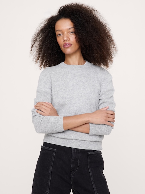 Lightweight Cashmere Crew-Neck Sweater