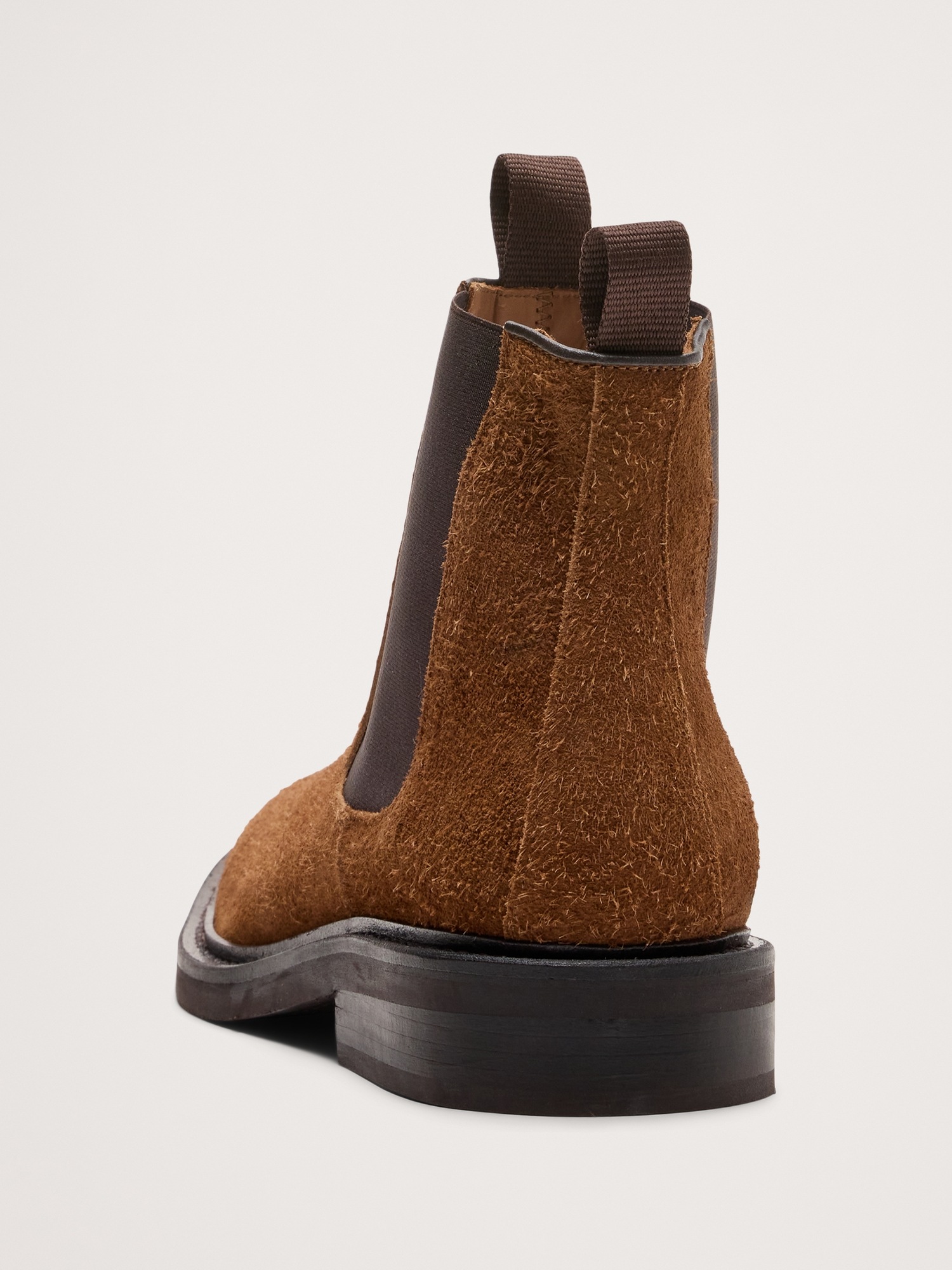 Мужские ботинки Banana Republic Textured Suede Chelsea Boot, цвет: Средний коричневый — фото 4