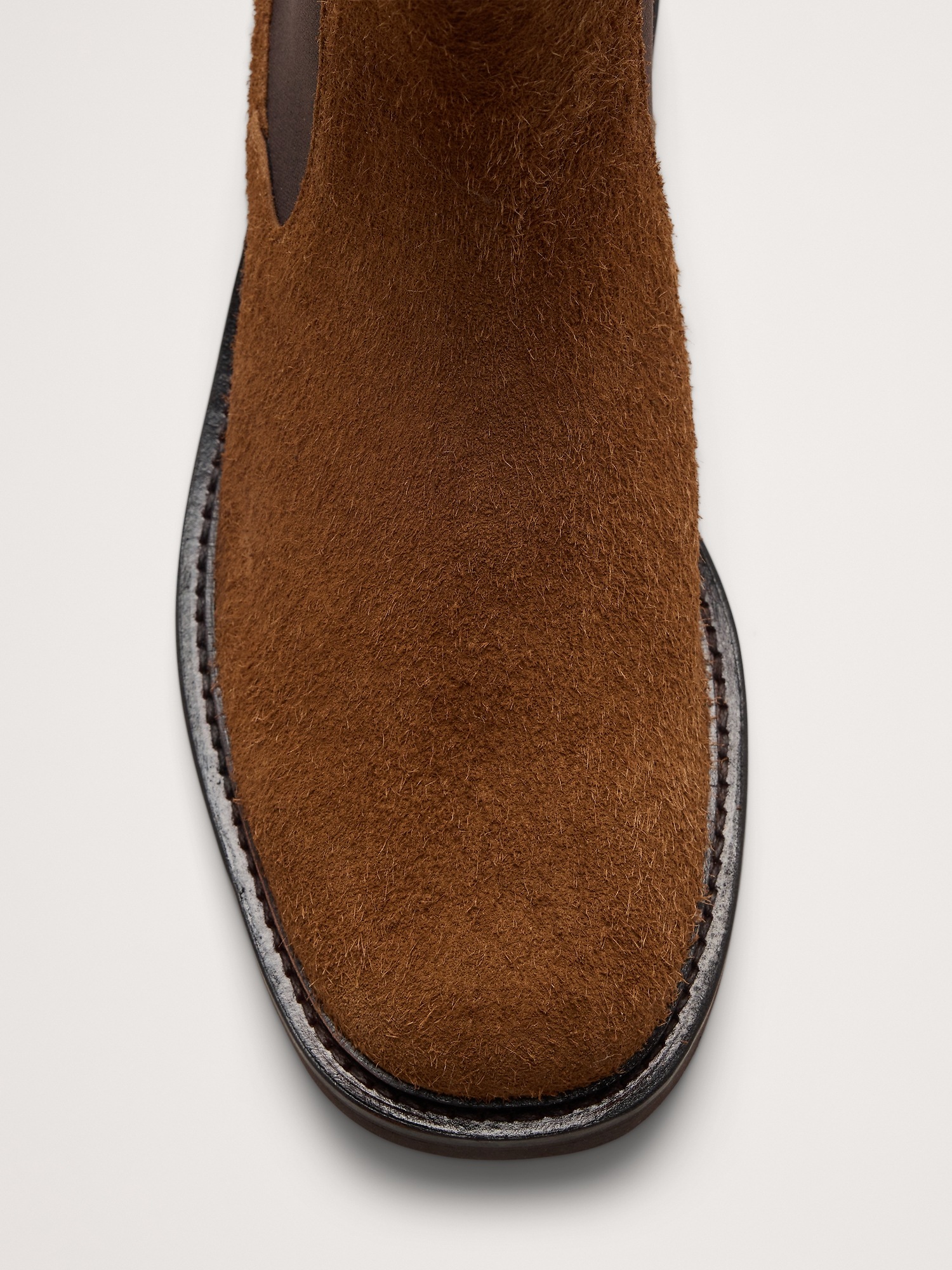 Мужские ботинки Banana Republic Textured Suede Chelsea Boot, цвет: Средний коричневый — фото 5