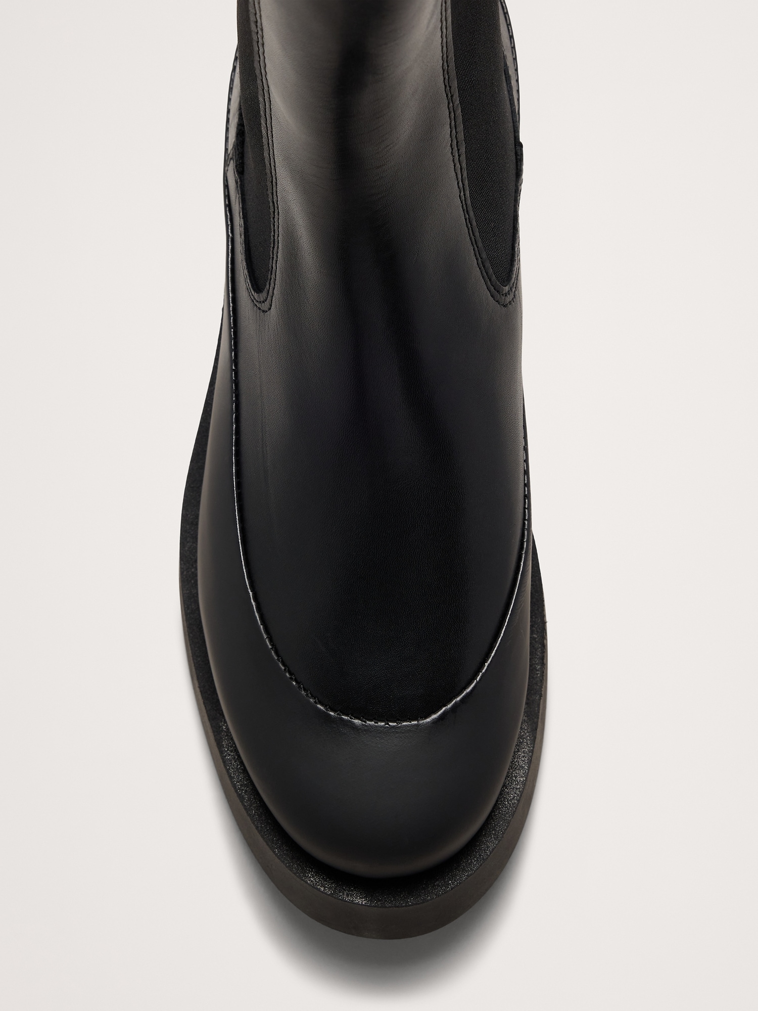 Italian Leather Platform Chelsea Boot - thumbnail 5