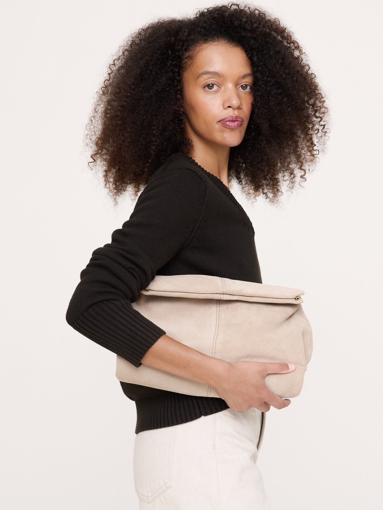 Женский клатч Flattered Clay Clutch, цвет: Светлый бежевый — фото 2