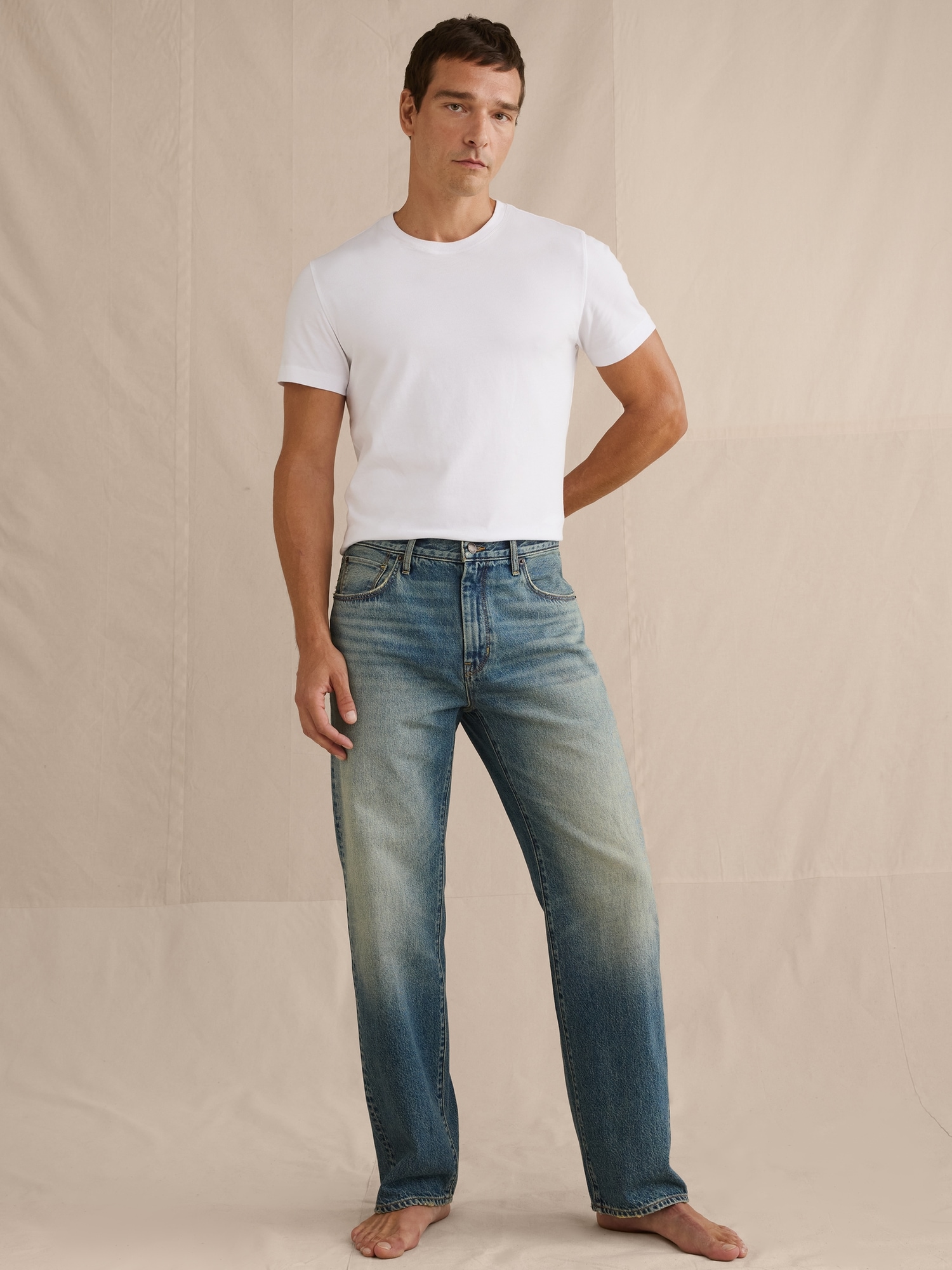Relaxed-Straight Authentic Jean - thumbnail 10