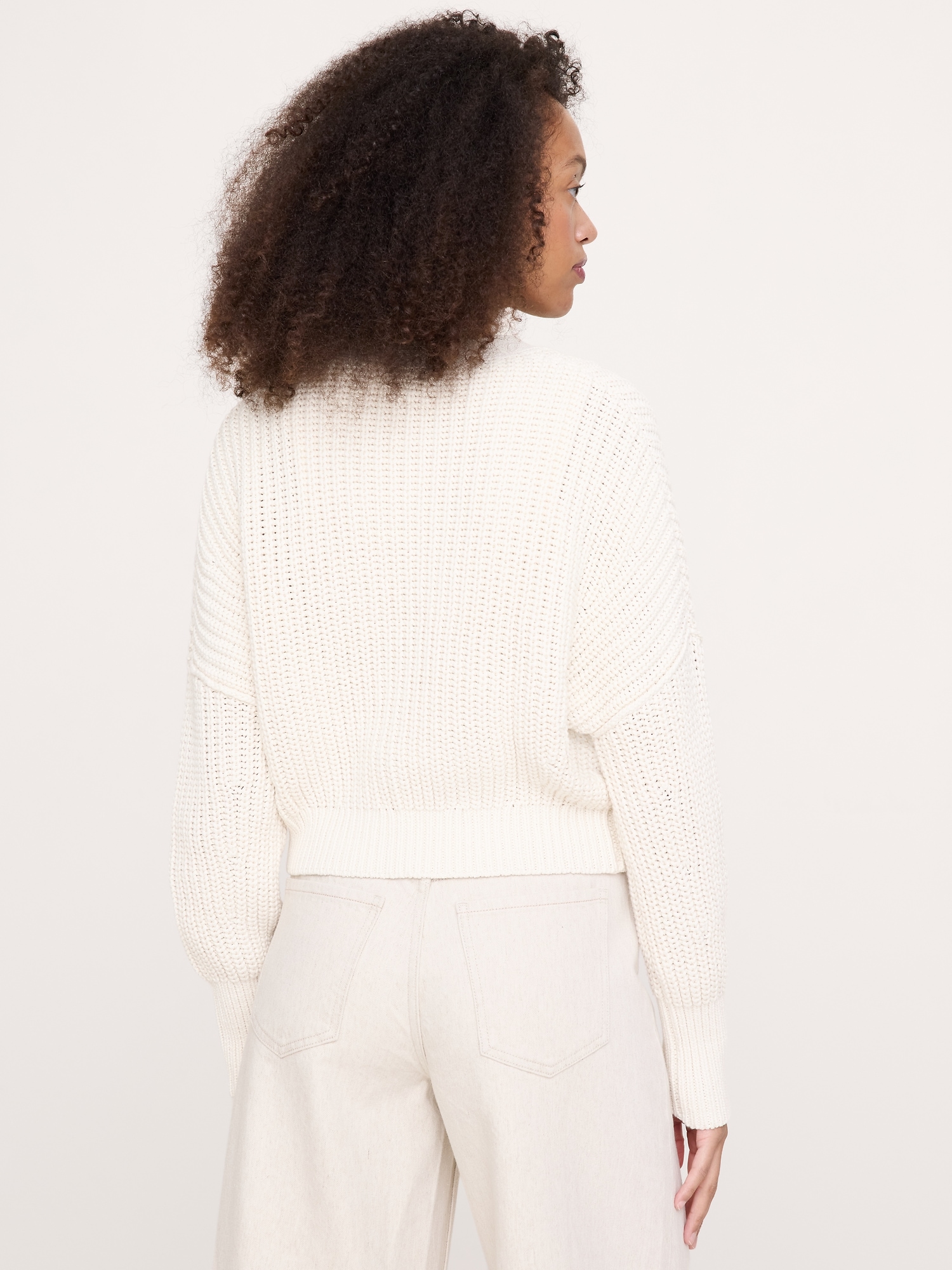 Chunky Cotton Cardigan - thumbnail 5