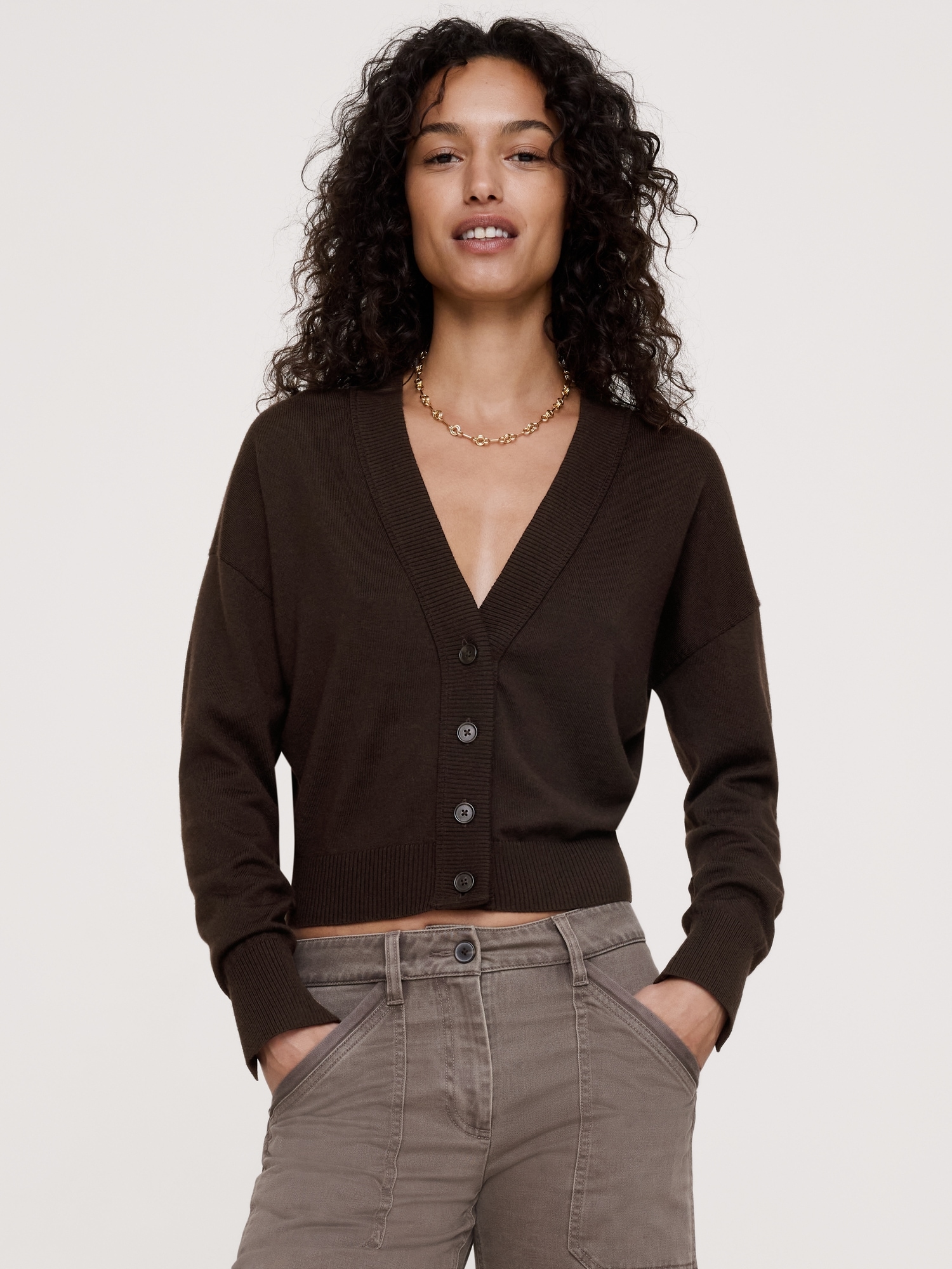 Merino Cardigan Sweater - thumbnail 7