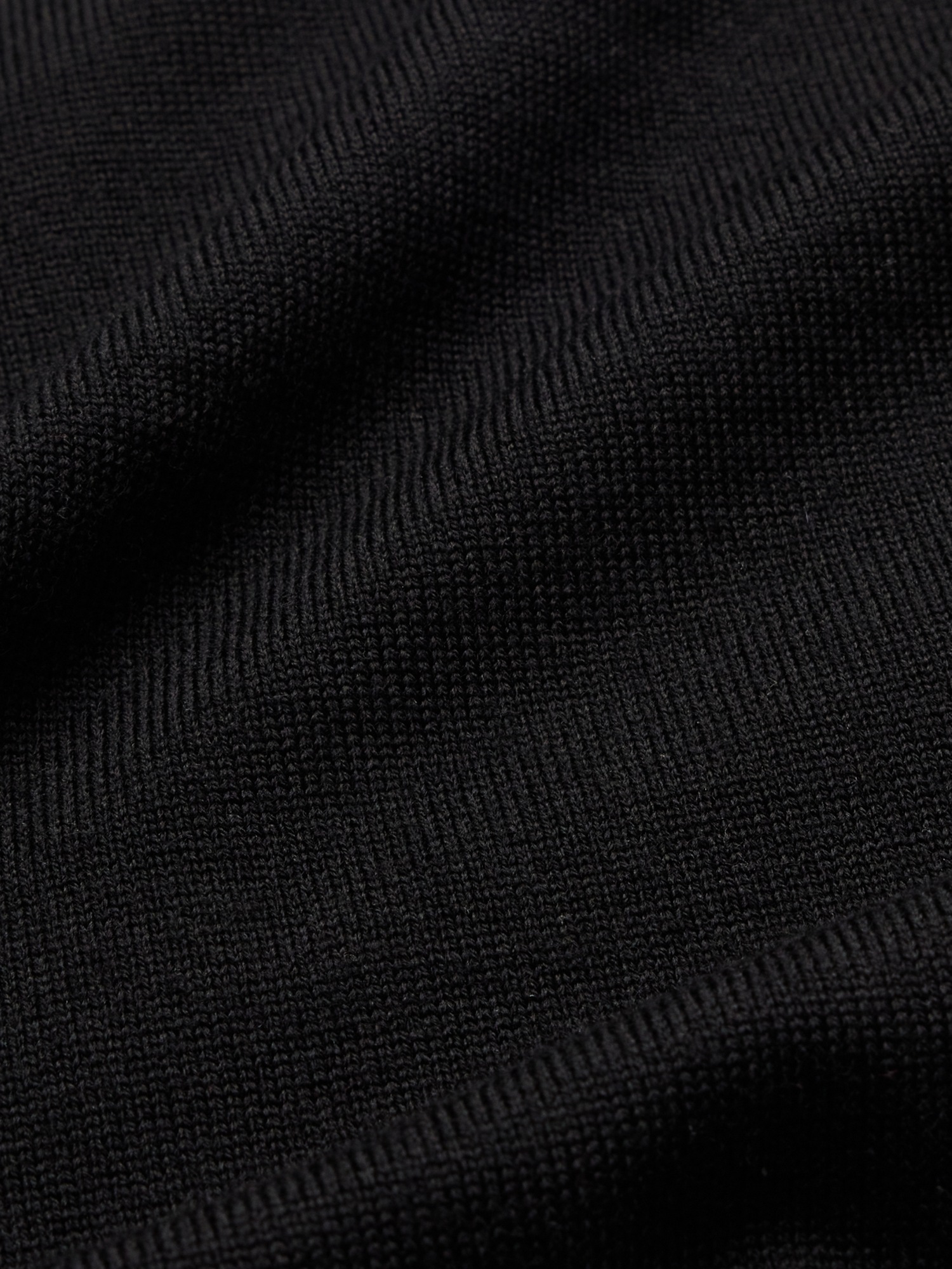 Женский свитер Banana Republic Merino Crew-Neck, цвет: Чёрный — фото 5