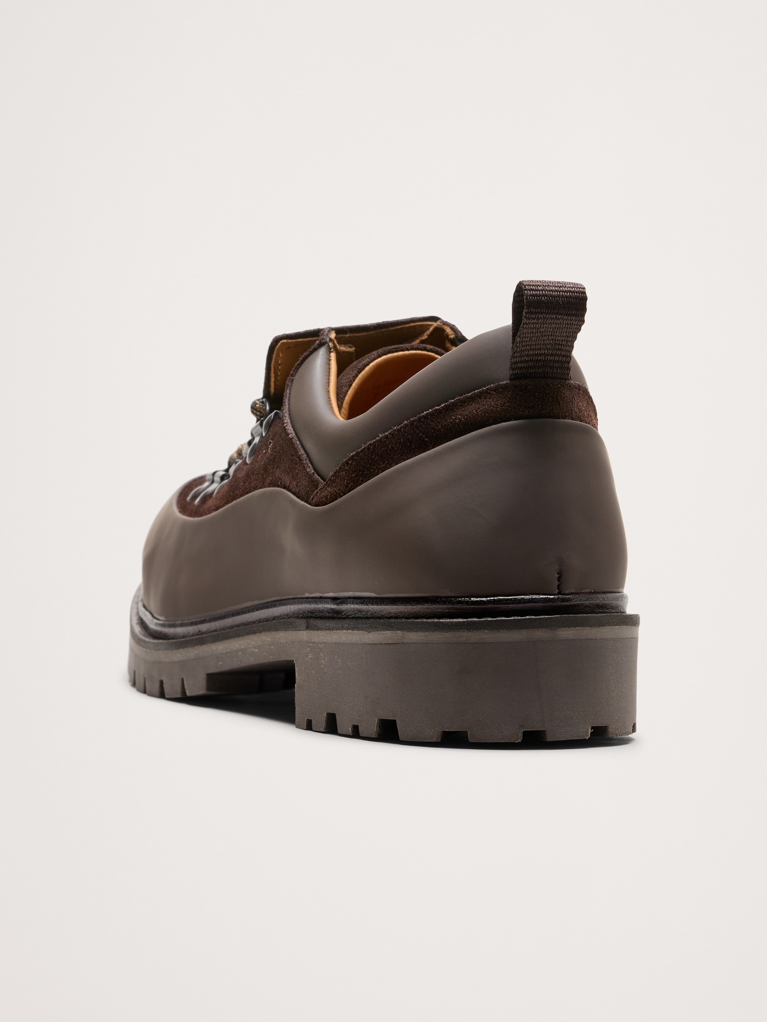 Мужские кроссовки Banana Republic Italian Suede Hiking, цвет: Тёмный коричневый — фото 4