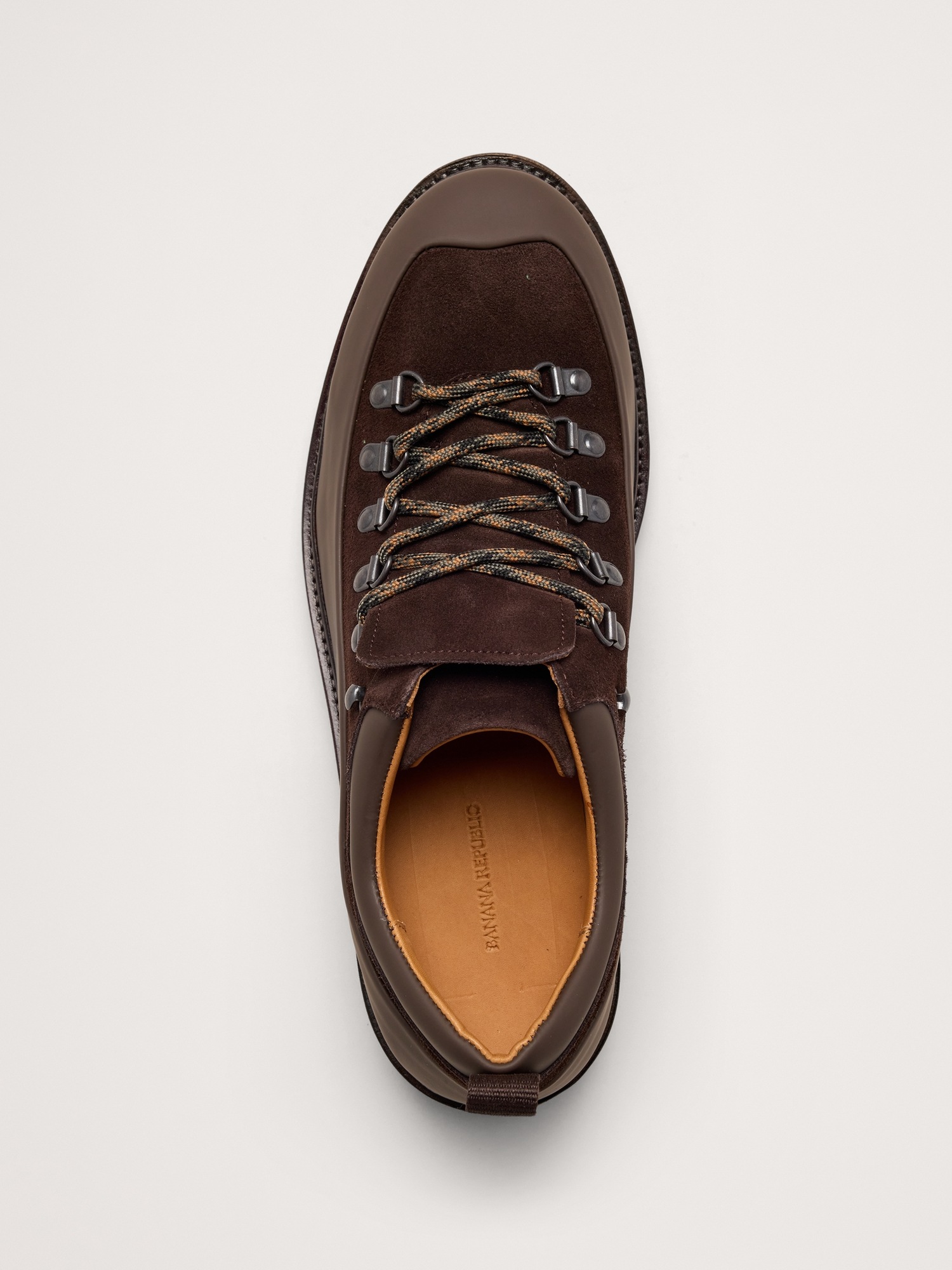 Мужские кроссовки Banana Republic Italian Suede Hiking, цвет: Тёмный коричневый — фото 5