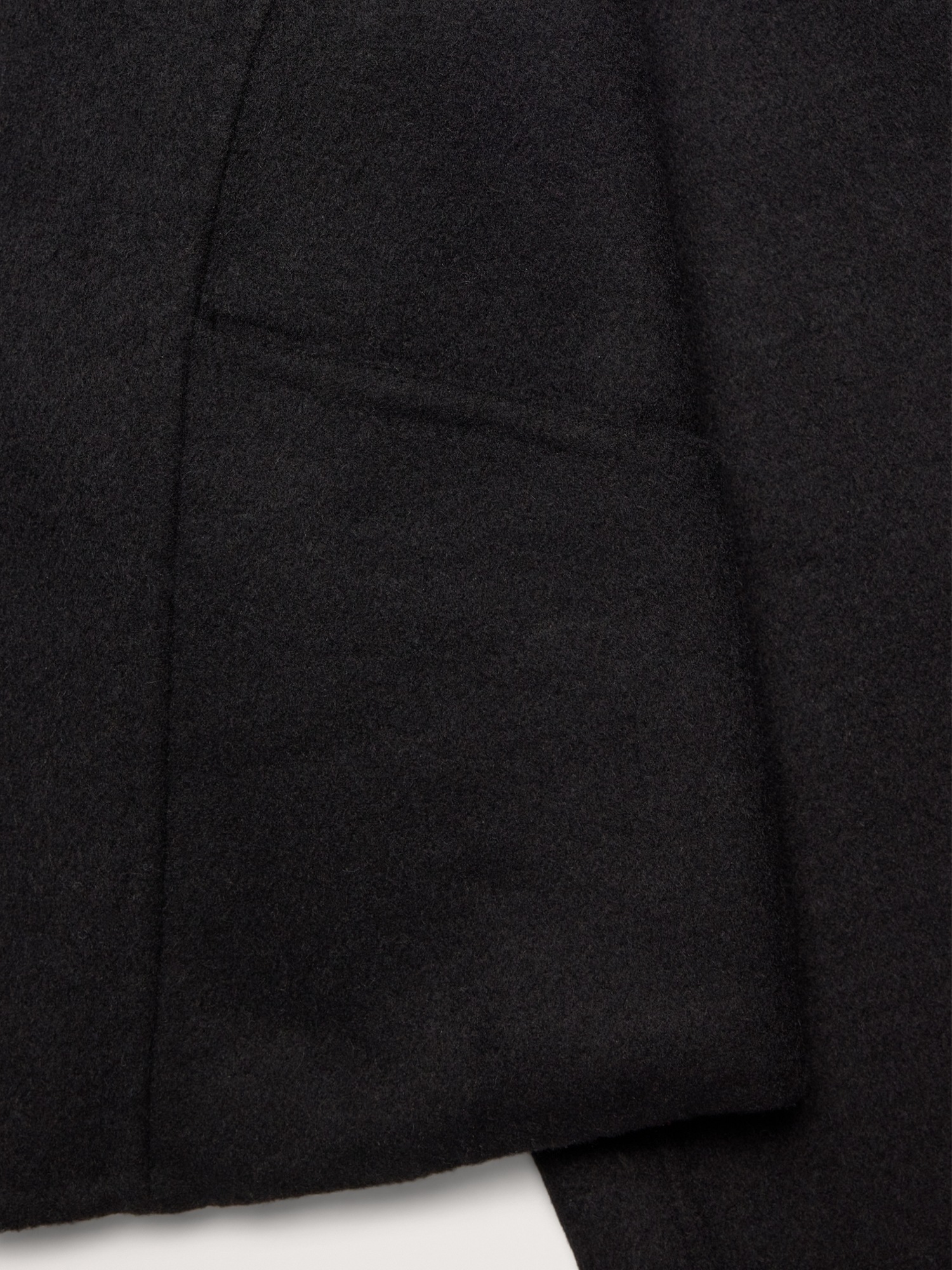 Женская куртка Banana Republic Double-Faced Cropped Jacket, цвет: Чёрный — фото 5