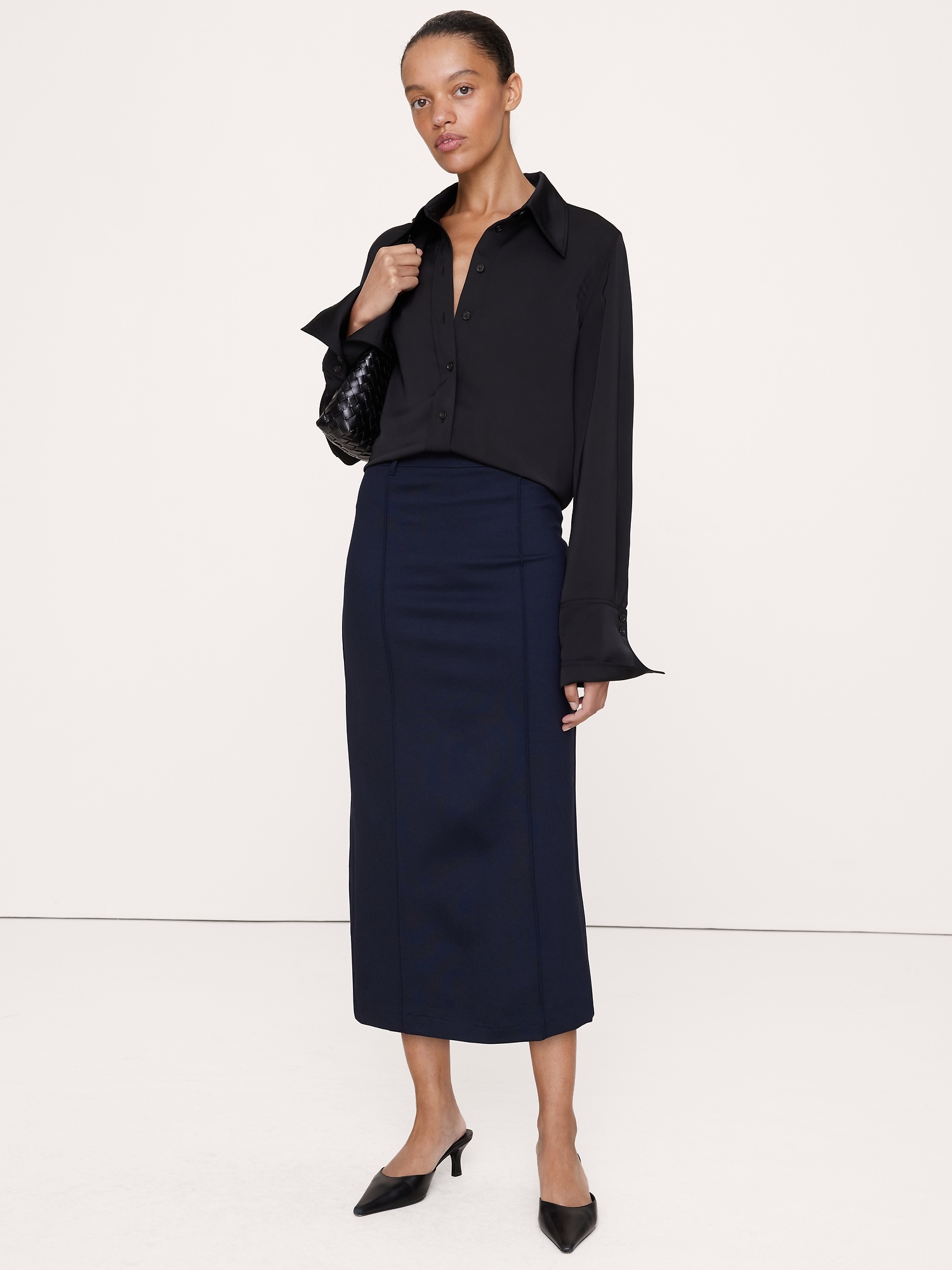 Structured Pencil Skirt | Banana Republic